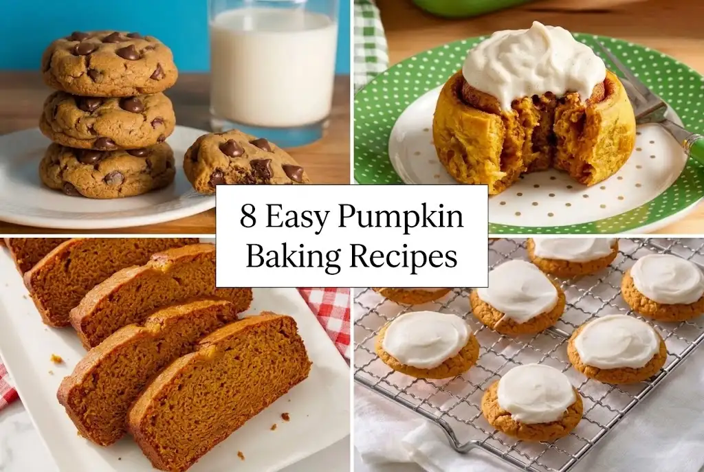 8 Easy Pumpkin Baking Recipes for Cozy Fall Mornings & Desserts