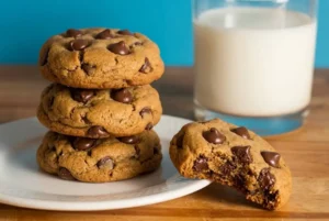 Pumpkin Chocolate Chip Cookies (Chewy, Not Cakey!)